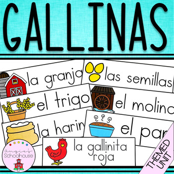 Preview of Gallinas y La gallinita roja