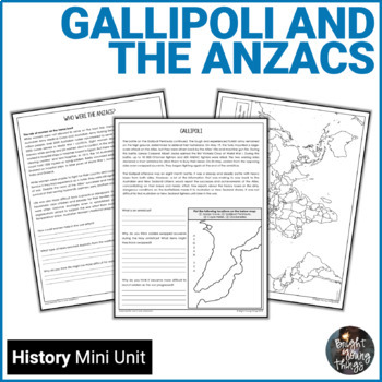 Preview of Gallipoli and the ANZACS WWI Unit