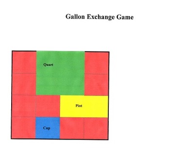 Preview of Gallon Exchange Game