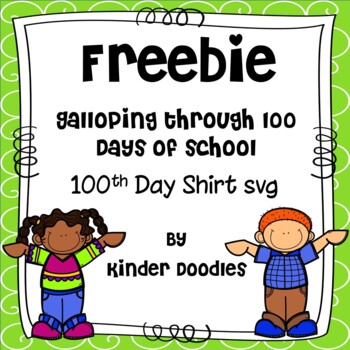 100th Day of School Iron on Transfer, Instant Download