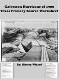 Galveston Hurricane of 1900 Texas Primary Source Worksheet