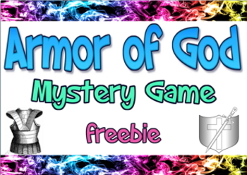 Preview of Bundle: Armor of God board & mystery games, graphics & dramatic activity