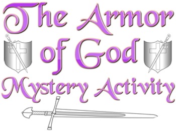 Preview of Armor of God dramatic activity freebie
