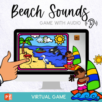 Preview of Guess the Beach Sounds - Soundscape- Elementary Music Game - With Audio