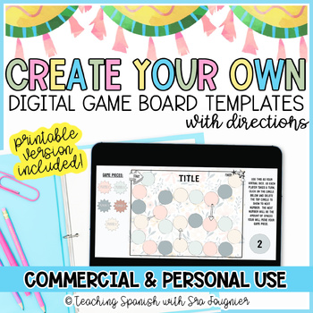Board Game Templates, Make Your Own Classroom Game