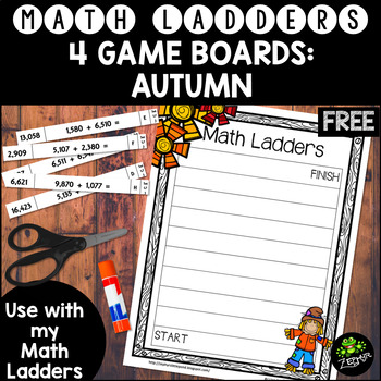 Game Board: Autumn {Math Ladders}