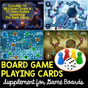 Preview of Game Board Cards Supplement with 140 Cards for Each Game