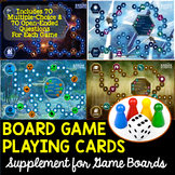 Game Board Cards Supplement with 140 Cards for Each Game
