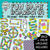 Game Board Clipart  {board game clipart}