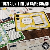 Game Board Templates: Turn Any Unit into a Game! (Google &