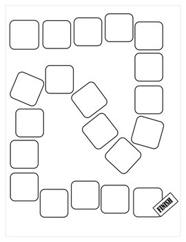 Game Board Template by 4 C's 4 Learning | Teachers Pay Teachers