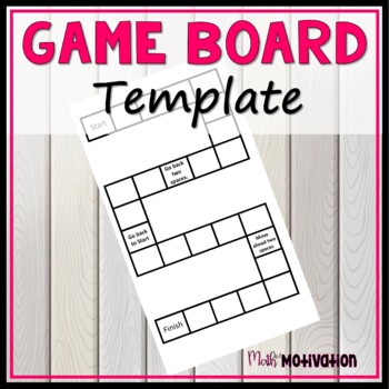 Preview of Game Board Template for Commercial and Personal Use