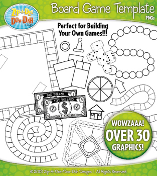 Build A Board Game Clipart Set 2 {Zip-A-Dee-Doo-Dah Designs