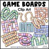 Game Boards Clip Art Pack Pastel Colors  | Images Color Bl