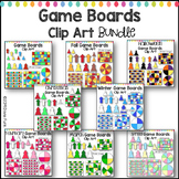 Game Boards Clip Art Bundle for the Entire Year