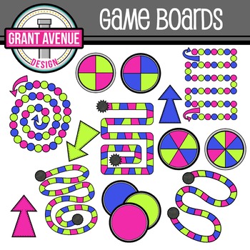Preview of Game Boards Clipart