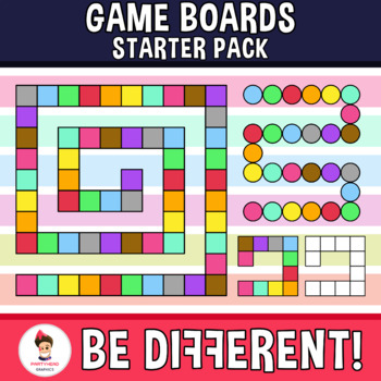Preview of Game Boards Clipart Starter Pack