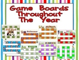 Game Boards Throughout the Year- 62 Game Boards for any gr
