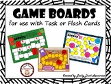 Game Boards for Task or Flash Cards