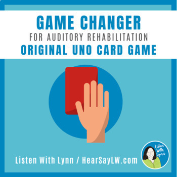 Preview of Auditory Rehab Card Game  DHH Hearing Loss