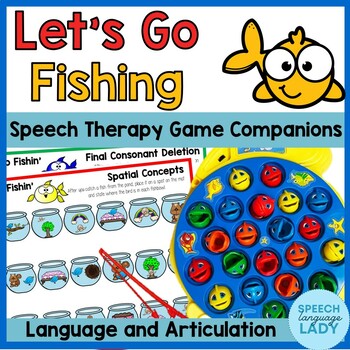 Game Companion for Speech Therapy - Let's Go Fishing Language and  Articulation