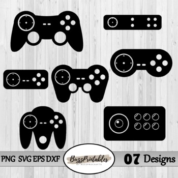 Joystick cutting file svg cricut Gaming png Gaming cut file for cricut Game controller SVG and PNG Gamer SVG