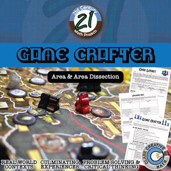 Preview of Game Crafter -- Area & Area Dissection - 21st Century Math Project