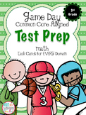 Math Test Prep: Game Day Task Cards for 3rd Grade