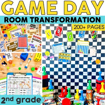 Preview of Game Day Classroom Transformation - Board Game Day - End of Year Activities