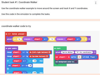Preview of Game Design Chapter 2 Lesson Bundle - 4 Lessons Using Make Code Arcade