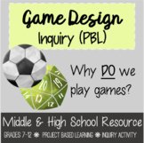 Game Design Inquiry Project Based Learning (PBL)