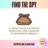 Game Find the Spy (introduce yourself in English)
