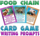 Game: Food chain adaptations card game & prompts