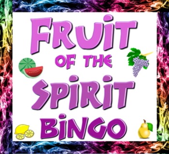 Preview of Game: Fruit of the Spirit bingo