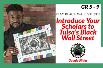 Preview of Game Introduction to Tulsa's Black Wall Street with Google Slides and Videos