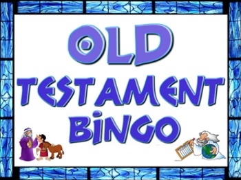 Preview of Game: Old Testament bingo cards and clues