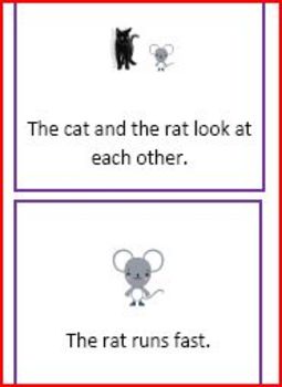 Preview of Game On! The Cat and Rat Reading Unit