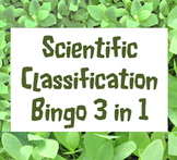 Game: Scientific classification bingo (remote and in person)