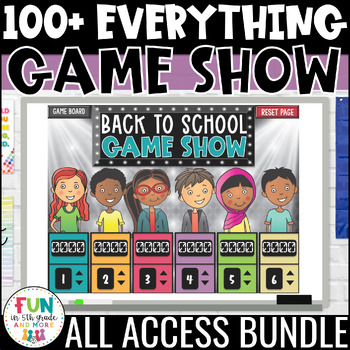 Preview of Game Show ALL ACCESS Bundle | Math & Reading Review Games for Test Prep