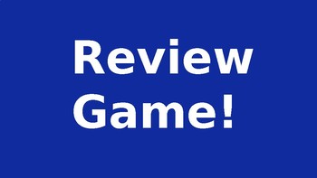 Game Show Review Game by Red Panda Productions | TpT