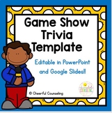 Game Show Trivia Template for Classroom and Distance Learning!