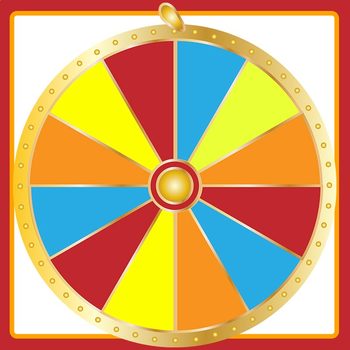 blank wheel of fortune wheel