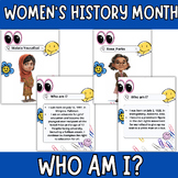 Game Who Am I ? Guess Who Game for Women's History Month