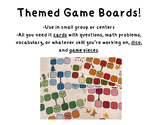 Game boards: Holiday Themed (Centers & small group) To pra