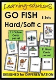 Game for Hard C and Soft C - GO FISH - 8 Sets - Designed f