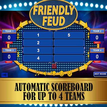 Preview of Game for Large Group - PowerPoint Family Feud Game Template