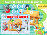 Game for print "Birds in winter"