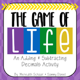 Game of Life - Adding and Subtracting Decimals Activity