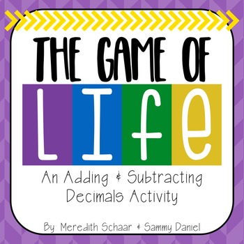 Preview of Game of Life - Adding and Subtracting Decimals Activity