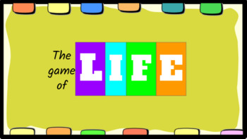 Preview of Game of Life- Life Skills & Budgeting